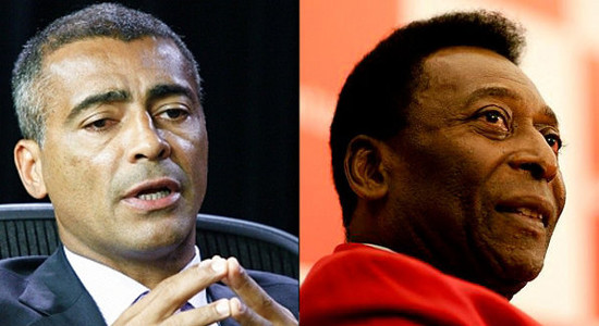 Ромарио и Пеле. Коллаж cruzetanews.com