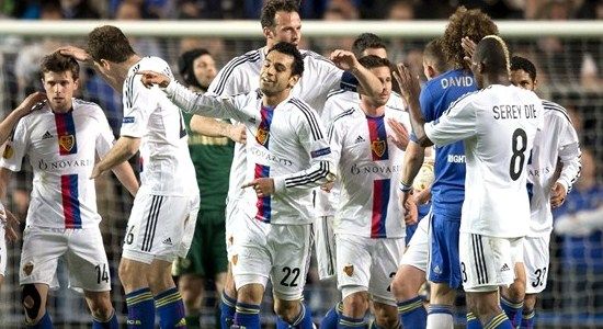 Радость Базеля после забитого мяча, Getty Images