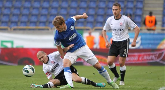 Заря взяла очко на поле Днепра. © Станислав Ведмидь, Football.ua