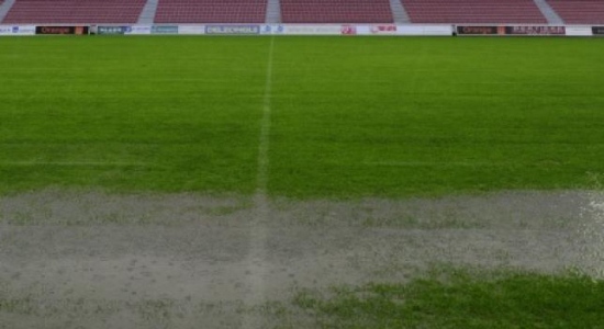 Газон Стад де л'Юб, фото francefootball.fr