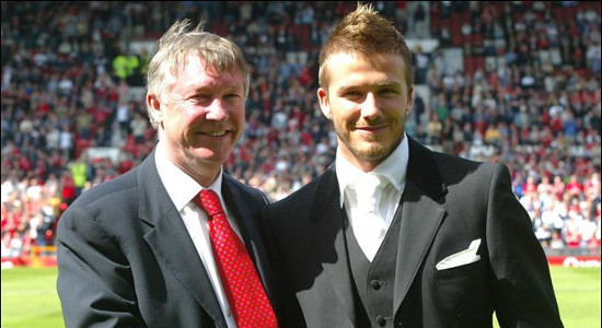 Алекс Фергюсон с одним из лучших учеников. Фото The Sun