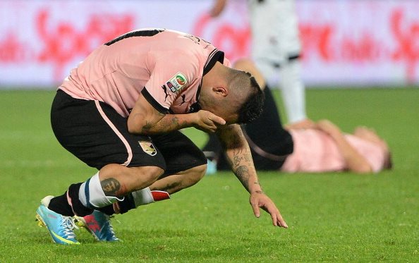 Фабрицио Микколи в отчаянии, Getty Images