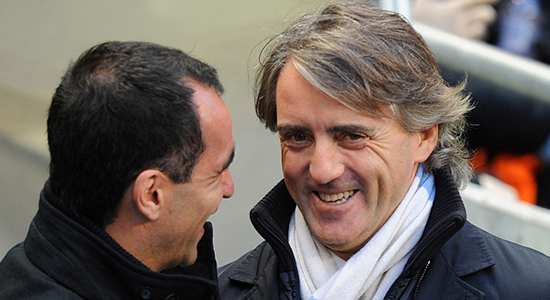 Роберто Мартинес и Роберто Манчини, skysports.com