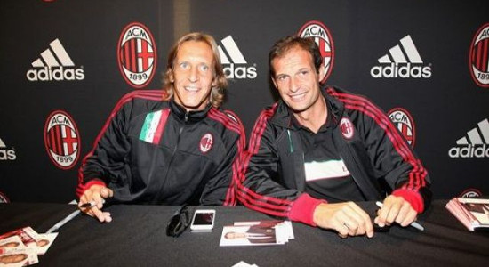 Массимо Амброзини и Массимилиано Аллегри. Фото diggita.it