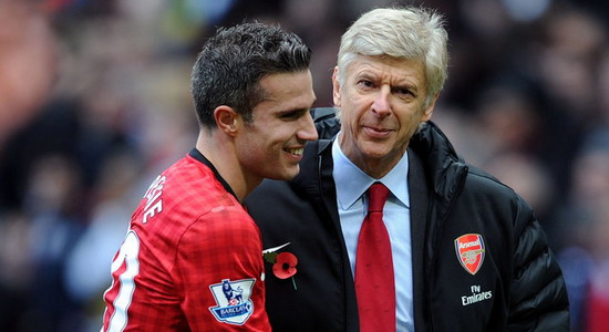 Ван Перси и Венгер, Getty images