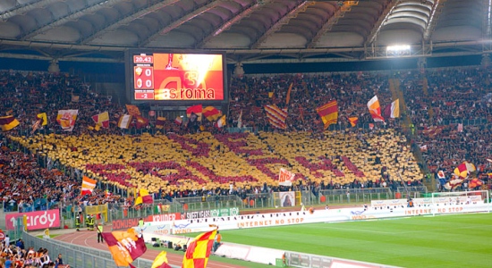 Представление от фанатов Ромы, фото Getty Images
