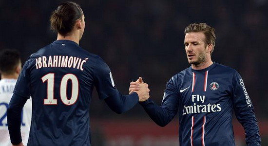 Ибрахимович и Бекхэм, Getty images