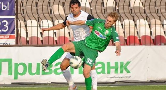 Пластун в игре против Кривбасса, фото Евгений Анистрат, Football.ua