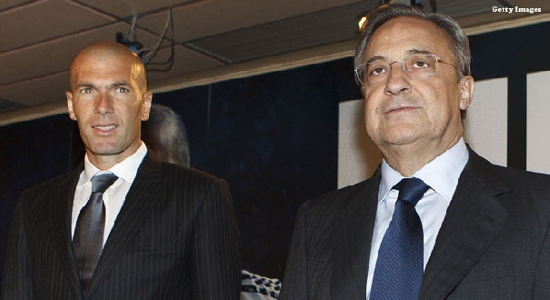 Зинедин Зидан и Флорентино Перес. Getty Images