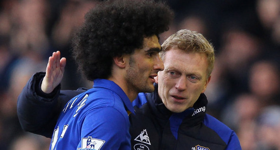 Маруан Феллаини и Дэвид Мойес, football365.com