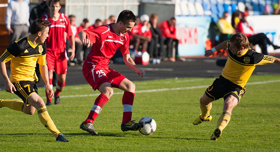 В первом круге Буковина в ярком матче победила Сталь, fcbukovyna.com