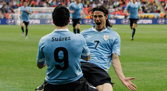 Эдинсон Кавани и Луис Суарес, live4liverpool.com