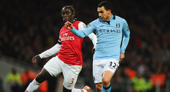 Тевес против Санья, фото zimbio.com