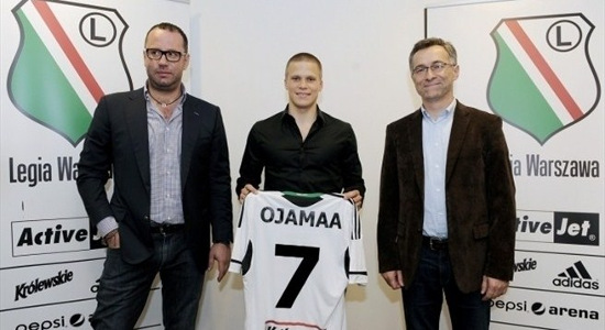 Новичок Легии Хенрик Оямаа, фото Legia Warszawa 