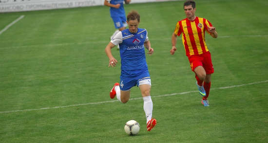 Дончанин Гришко опережал соперников и в обороне, и в атаке. Фото olimpik.com.ua