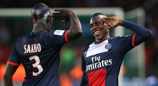 Сахо и Матуиди празднуют забитый мяч, Getty Images