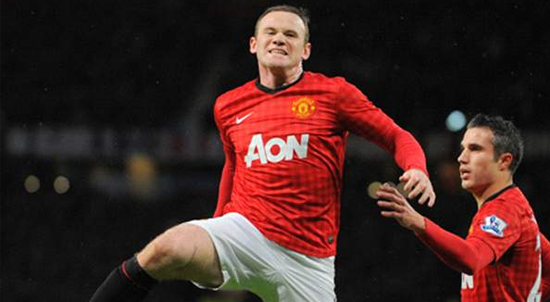 Уэйн Руни и Робин ван Перси, Getty Images