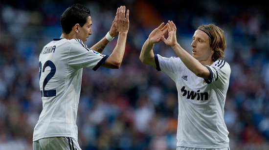 Анхель Ди Мария и Лука Модрич, Getty Images