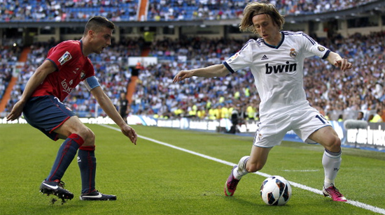 Лука Модрич в матче с Осасуной, Getty Images