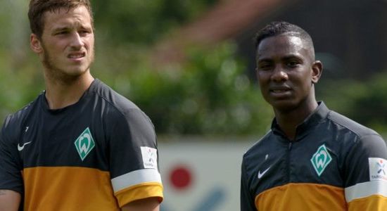 Арнаутович и Элиа, фото werder.de