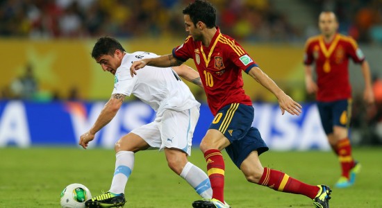 Фабрегас против Кристиана Родригеса, Getty Images