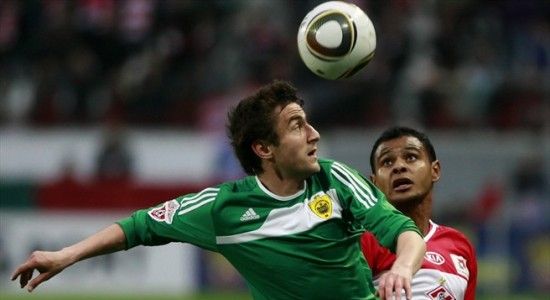 Агаларов в игре против Спартака, Getty Images