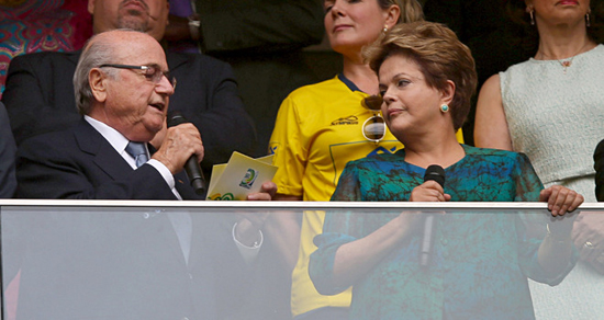 Зепп Блаттер и Дилма Русеф, skysports.com