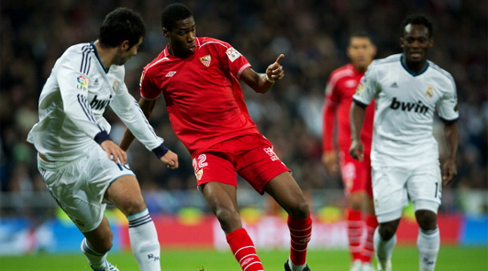 Джоффри Кондогбия в игре с Реалом, Getty Images