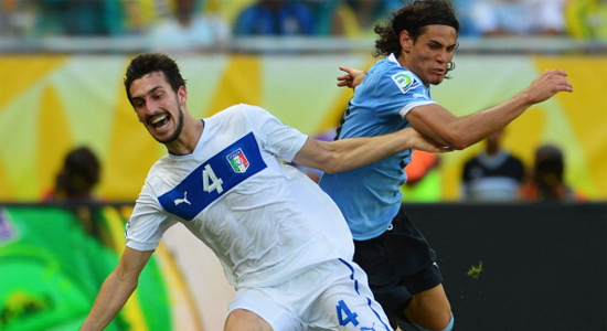 Давиде Астори против Эдинсона Кавани, Getty Images