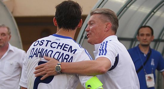 Данило Силва и Олег Блохин, фото fcdynamo.kiev.ua