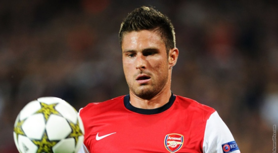 Оливье Жиру оформил дубль, фото arsenal.com