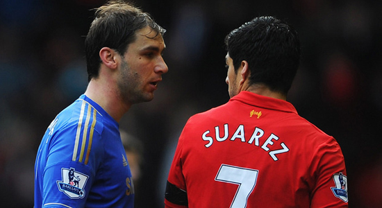 Бранислав Иванович и Луис Суарес, skysports.com