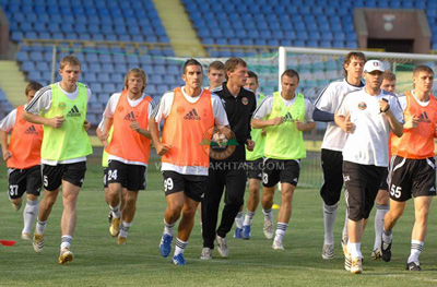 Тренировка в Ереване, shakhtar.com