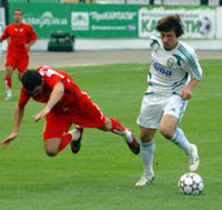 Леонид Ковель рвется в бой, фото fckarpaty.lviv.ua