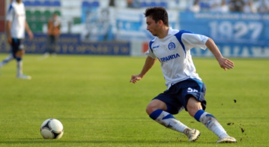 Экс-полузащитник минского Динамо Ямполь, похоже, пришелся ко двору в Авангарде, фото football.by