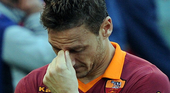 Франческо Тотти после финала Кубка Италии, Getty Images