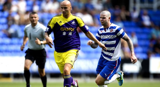 Новичок Суонси Джонджо Шелви отметился голом, Getty Images