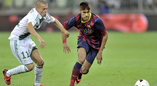 Неймар в игре с поляками, Getty Images