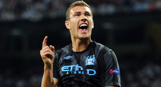 Эдин Джеко, фото mcfc.co.uk