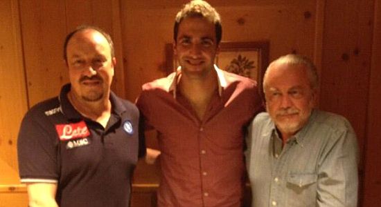 Рафаэль Бенитес, Гонсало Игуаин и Аурелио Де Лаурентис, goal.com