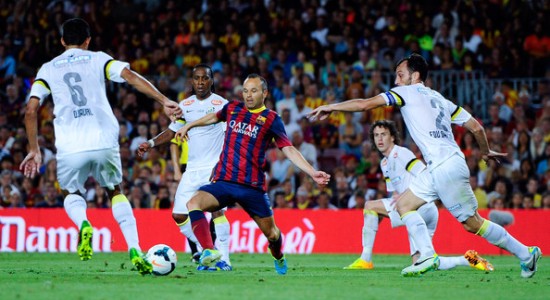 Андрес Иньеста в одном из товарищеских матчей, Getty Images