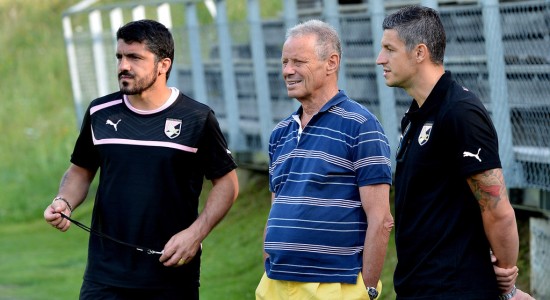 Тройка главных управленцев Палермо: Гаттузо, Дзампарини и Будан, Getty Images