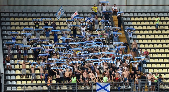 На стадион прошло меньше половины севастопольских болельщиков, фото ukrultras.com