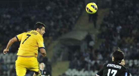 Диего Соуза в матче с Зарей, фото Football.ua