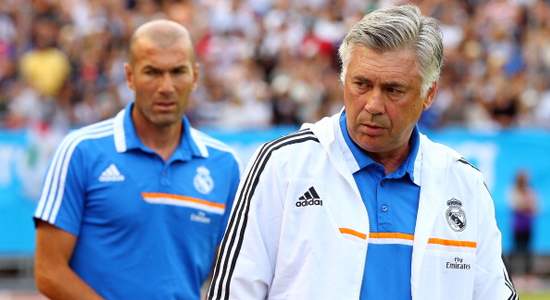 Зинедин Зидан и Карло Анчелотти, Getty Images