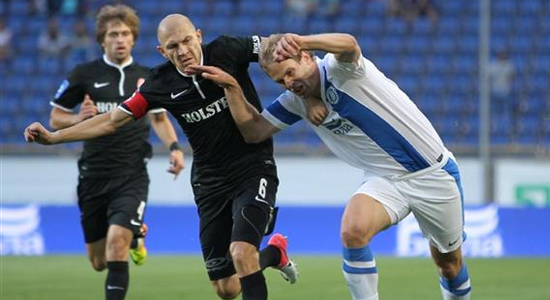 Никита Каменюка в игре с Днепром, Football.ua