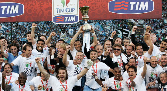 Лацио - обладатель Кубка Италии прошлого сезона, AP