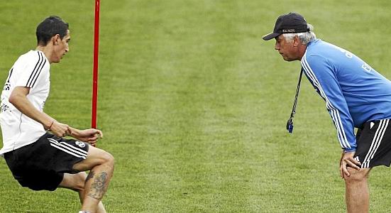 Ди Мария и Анчелотти, Marca