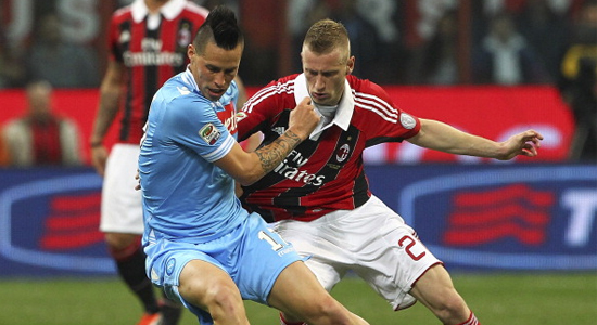 Марек Хамшик против Иньяцио Абате, Getty Images