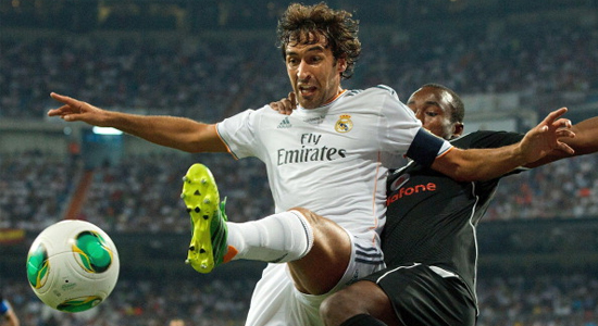 Рауль в выставочном матче против своей последней команды - Аль-Садд, Getty Images